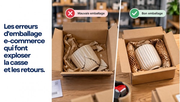 Les erreurs d'emballage e-commerce qui font exploser la casse et les retours